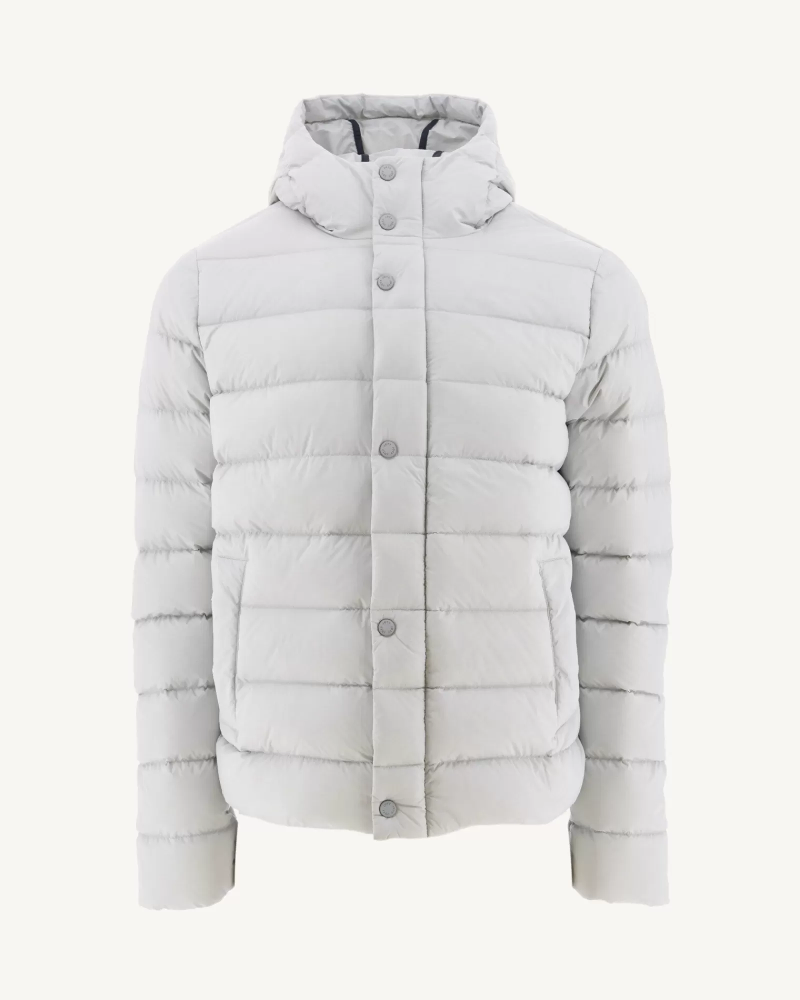 Sale JOTT Doudoune Droite A Capuche Gris Clair Jane 532 Soft Grey