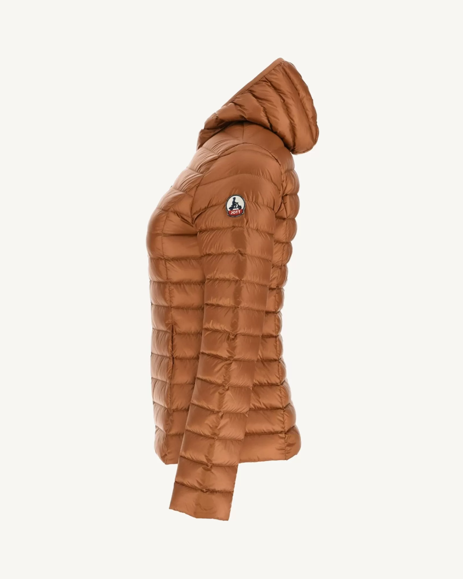 Shop JOTT Doudoune Legere A Capuche Caramel Cloe 811 Caramel