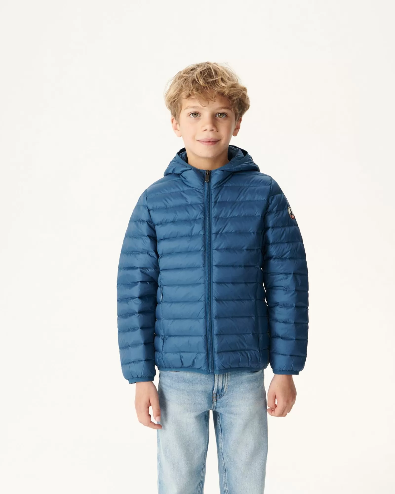 Cheap JOTT Doudoune Legere A Capuche Enfant Bleu Jeans Hugo 140 Blue Jeans