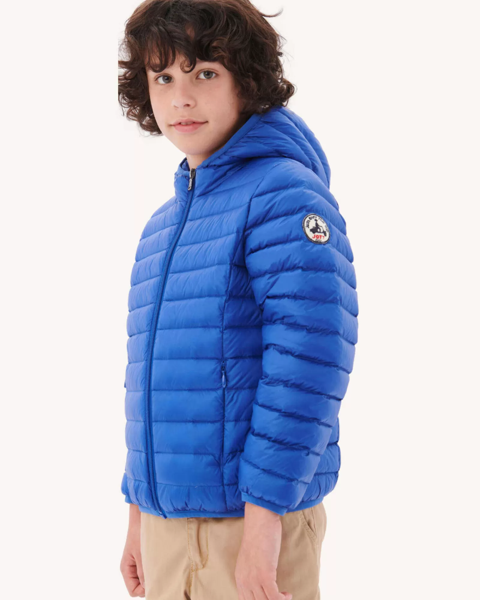 Hot JOTT Doudoune Legere A Capuche Enfant Bleu Roi Hugo 103 Bleu Roi