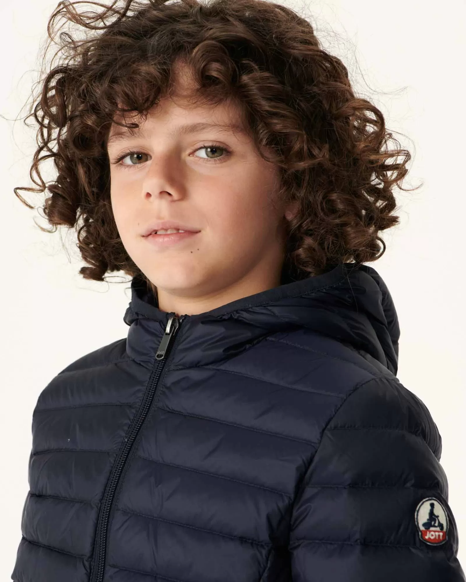 Fashion JOTT Doudoune Legere A Capuche Enfant Marine Hugo 104 Marine
