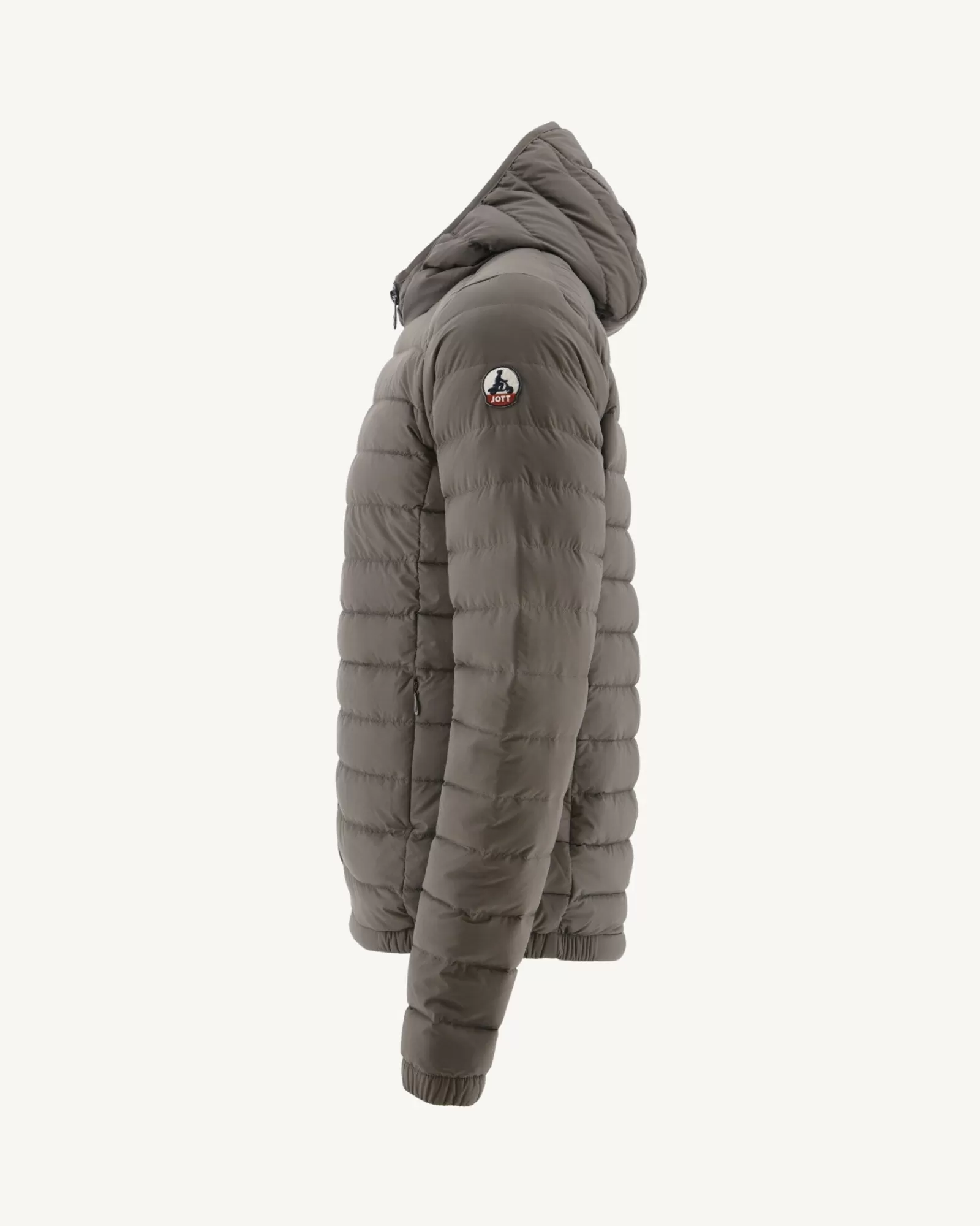 Clearance JOTT Doudoune Legere A Capuche Taupe Lenny 808 Taupe