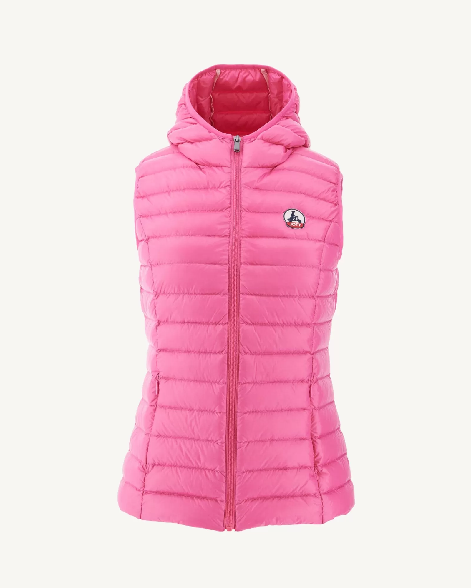 Clearance JOTT Doudoune Legere Sans Manches Rose Intense Mali 457 Wild Rose