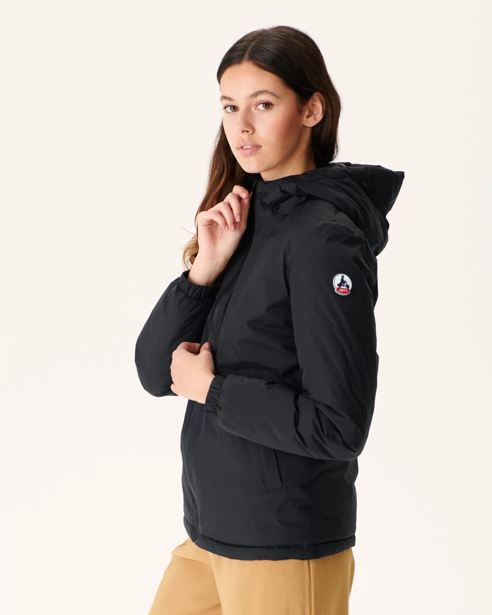 Store JOTT Doudoune Reversible A Capuche Noir Vienne 999 Noir
