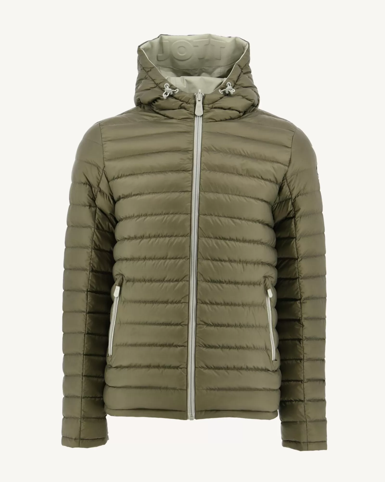 New JOTT Doudoune Reversible A Capuche Sauge/Army Bergen 829 Sauge/Army