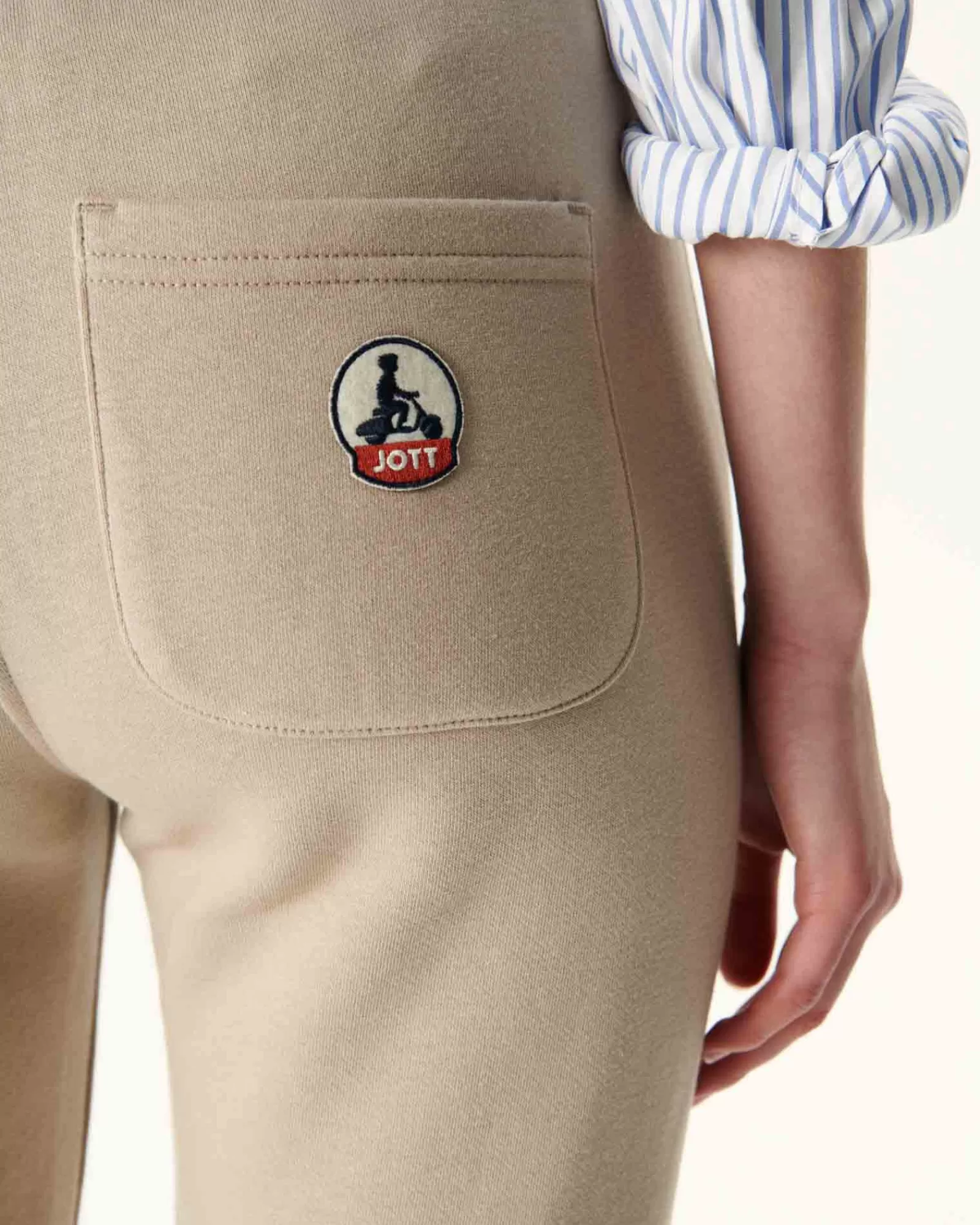 Clearance JOTT Pantalon De Sport Femme En Coton Biologique Beige Valparaiso 804 Beige