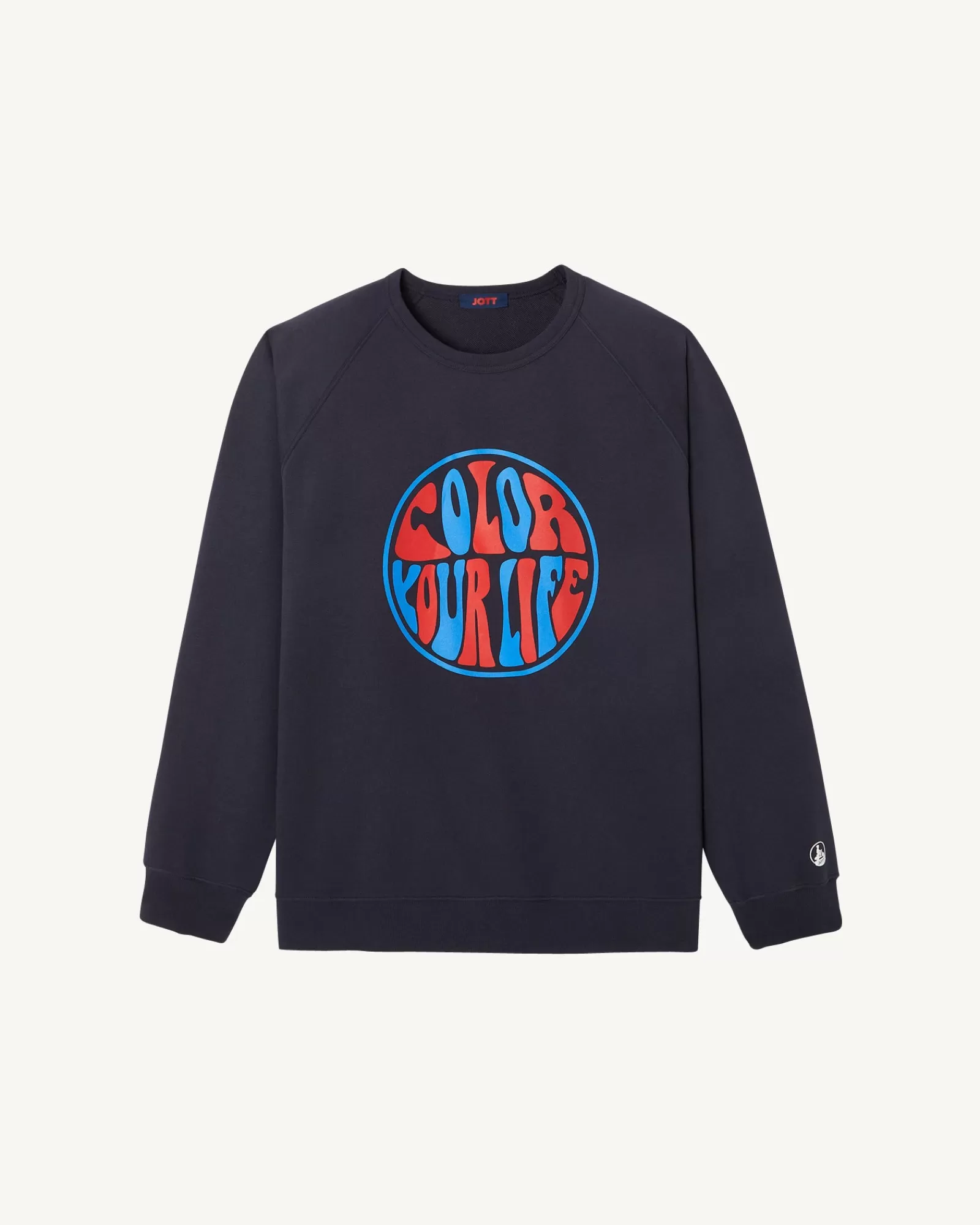 Discount JOTT Sweat Homme En Coton Biologique Marine Camino Funday 104 Navy