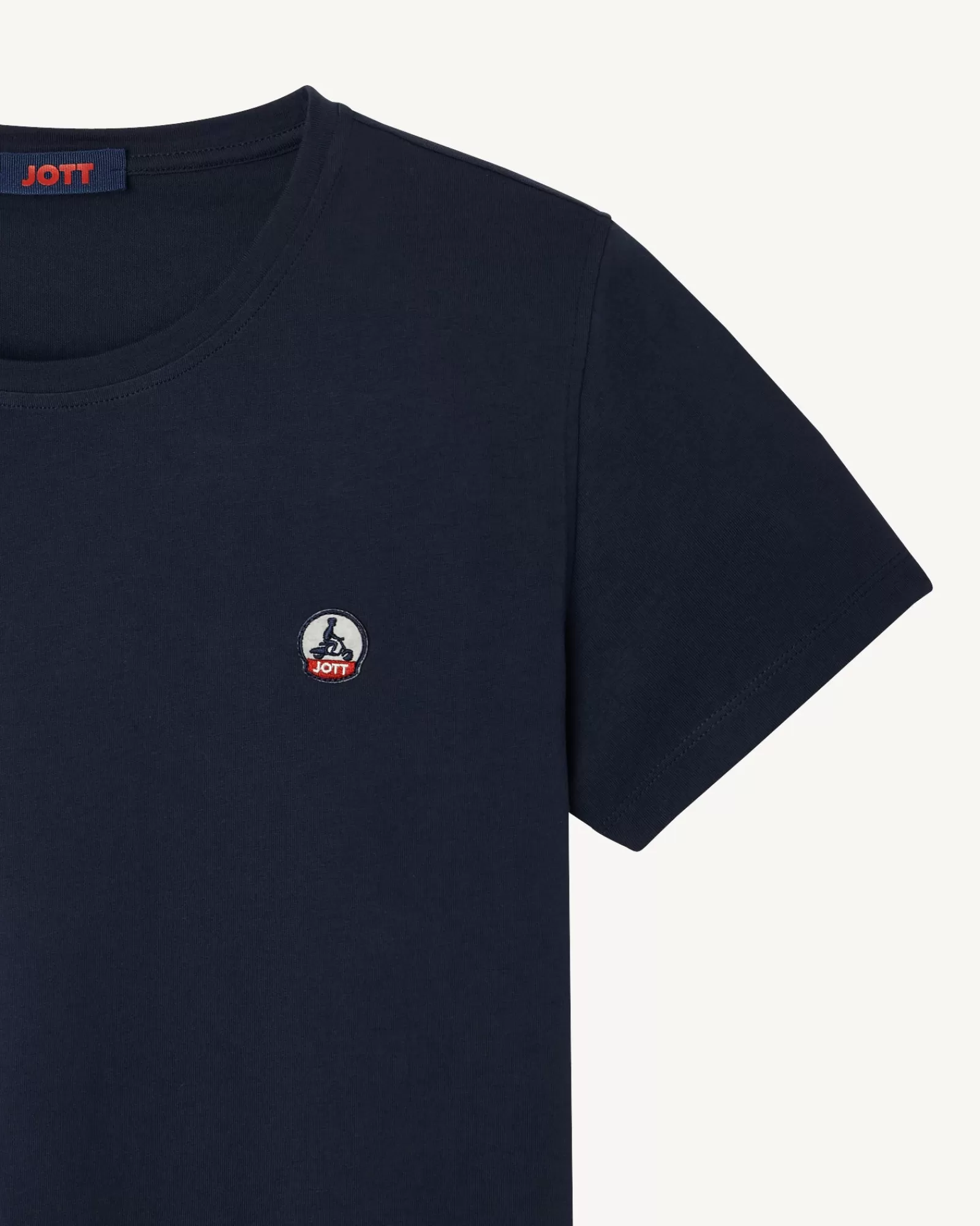 Hot JOTT T-Shirt A Col Rond Femme En Coton Biologique Marine Rosas 104 Navy