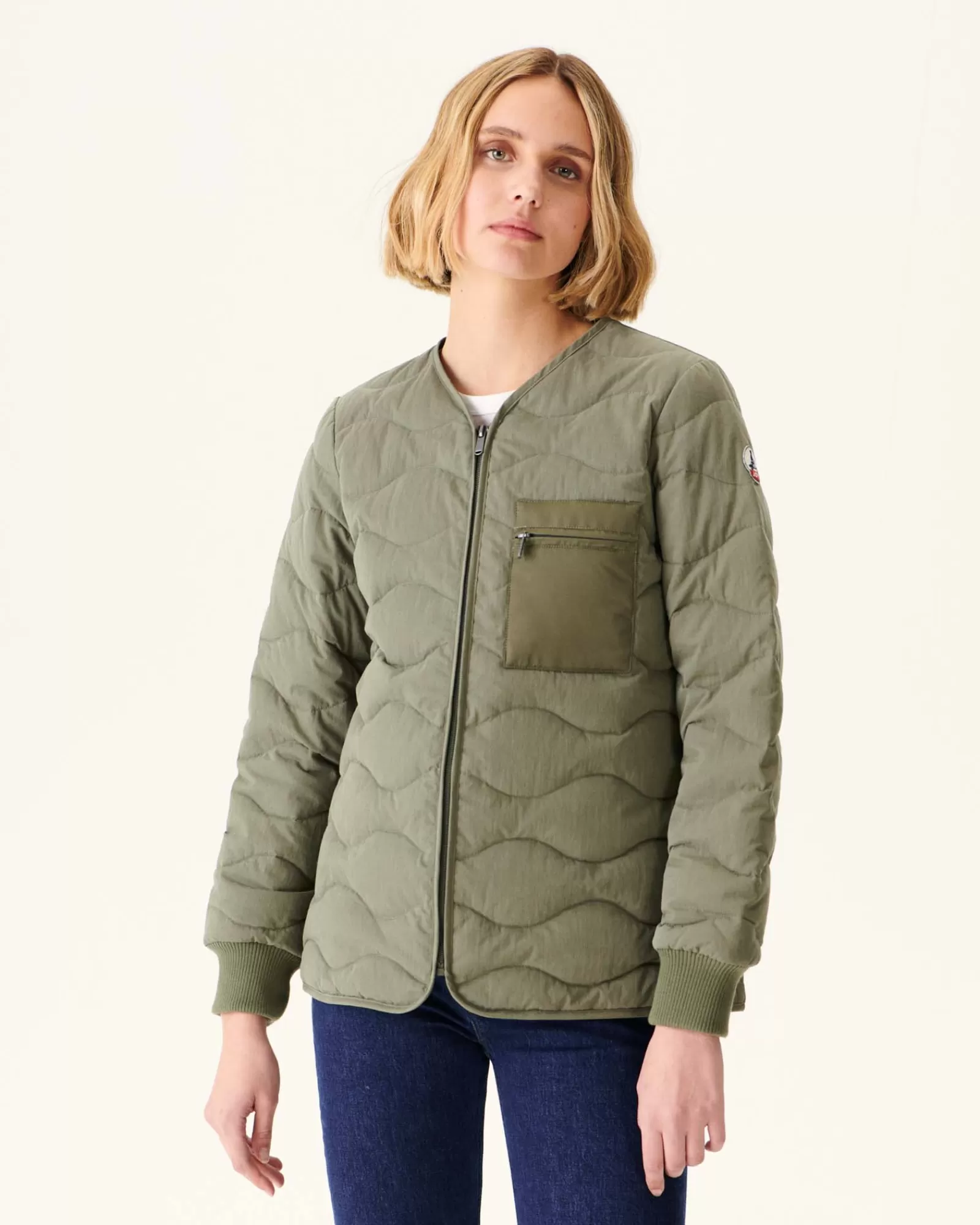 Online JOTT Veste Zippee Col V Army Alexia 255 Army