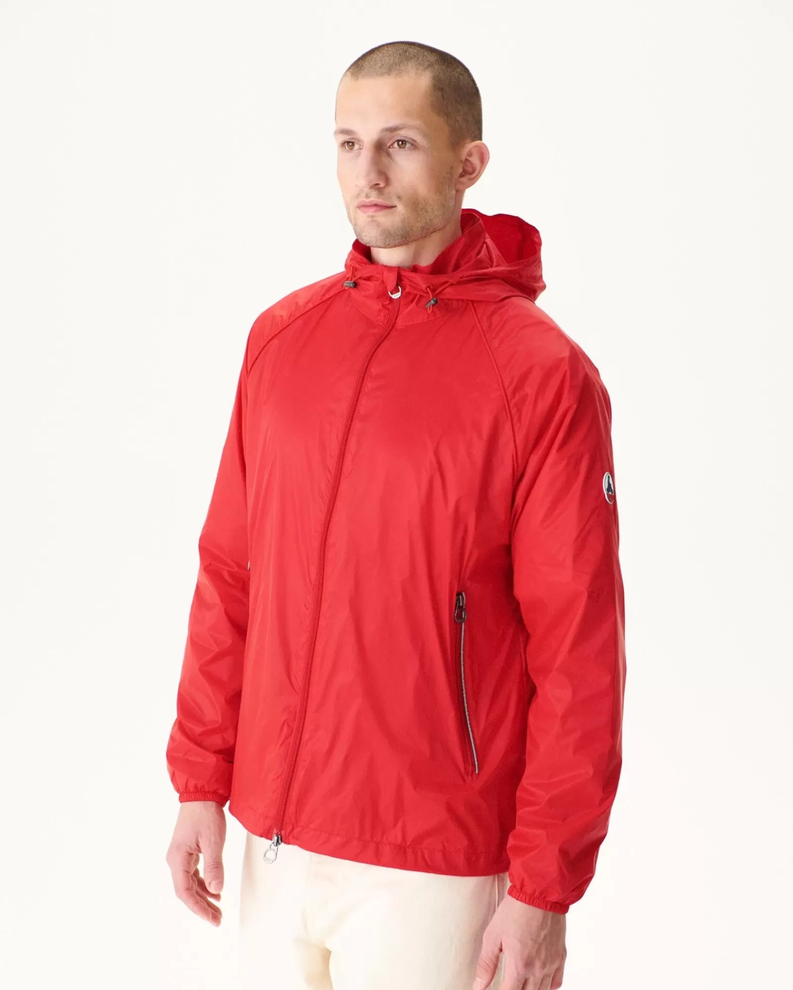 Store JOTT Coupe-Vent A Capuche Rouge Vif Mistral 318 Fire Red