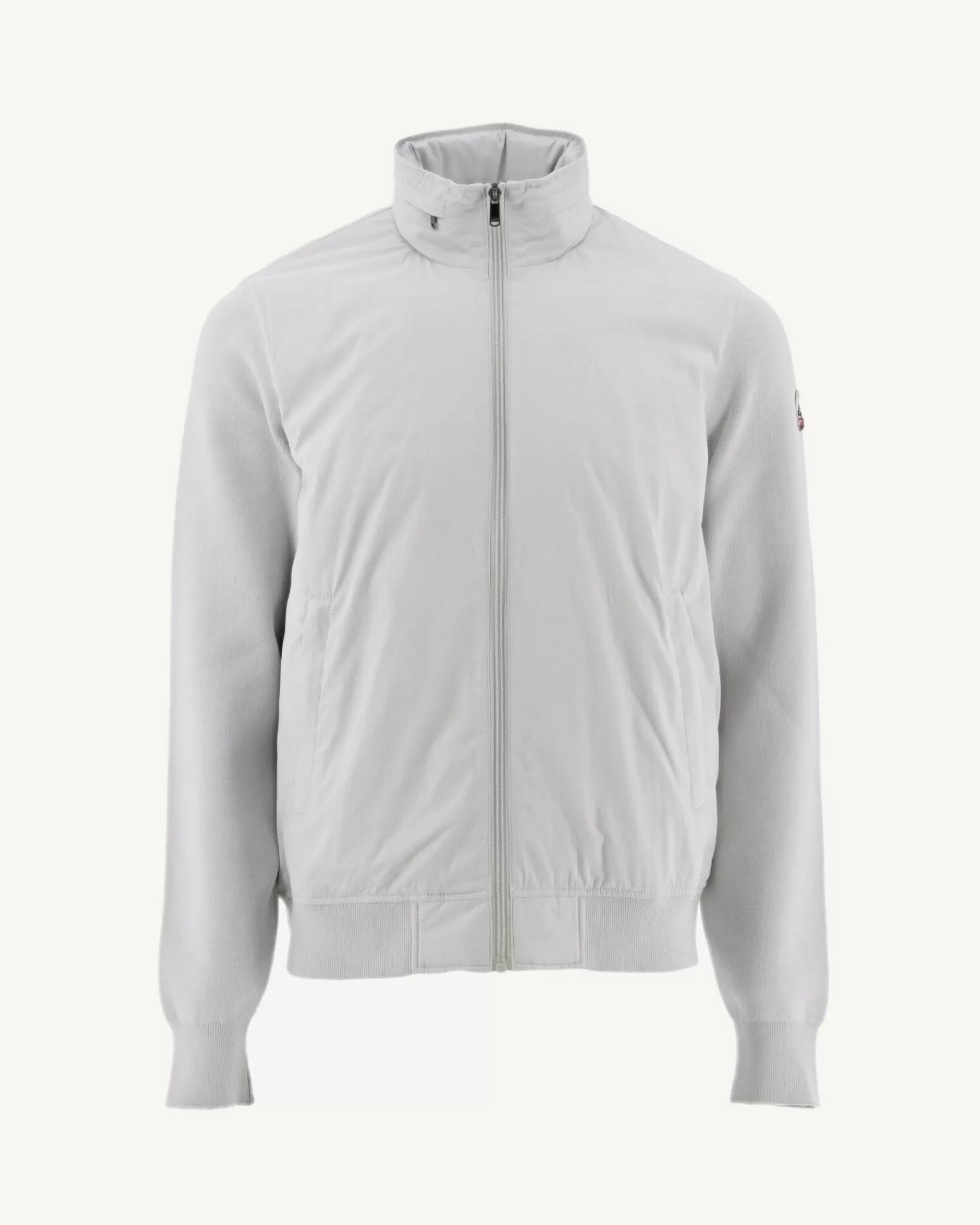 Fashion JOTT Veste A Capuche Bi-Matiere Gris Clair Bardenas 532 Soft Grey